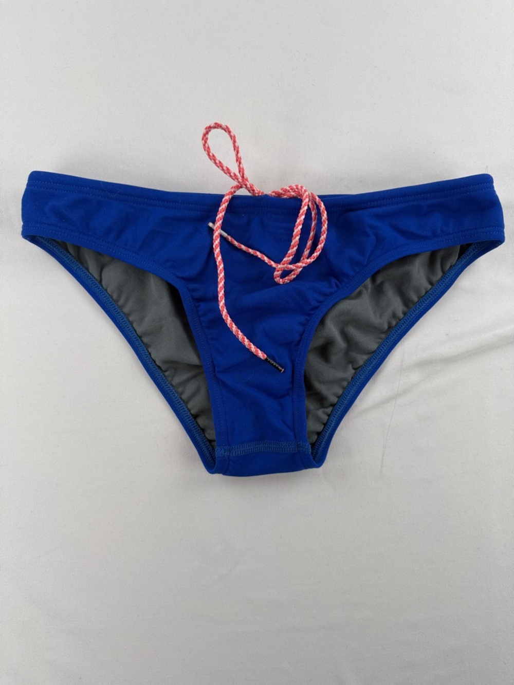 Jolyn Clothing Royal Blue Bikini Bottom with Pink Drawstring